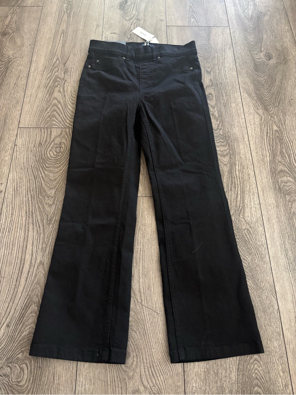 SPANX Black Women's Wide Leg Flare Jeans